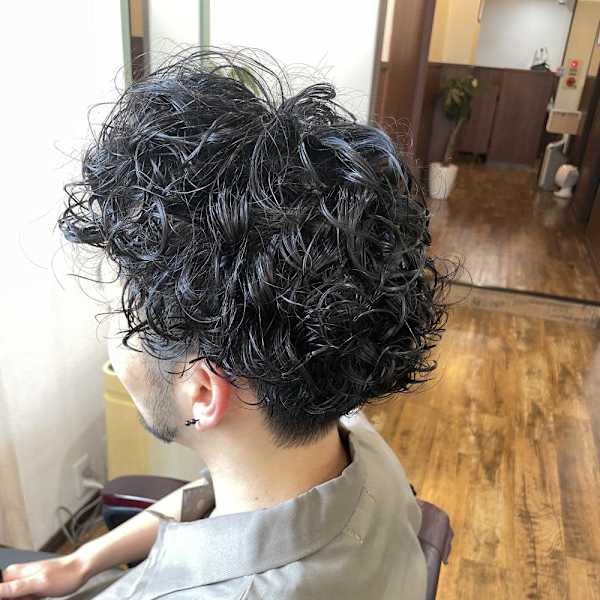 メンズスパイラルパーマ【飯田淳平】Re:ta Hair