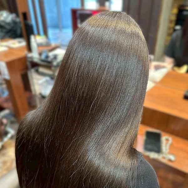 【feliceMICHI 石井あすか】艶髪 アッシュブラウン