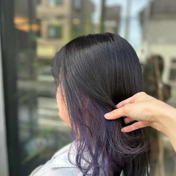 (工藤)ピアスカラー×ラベンダーカラー