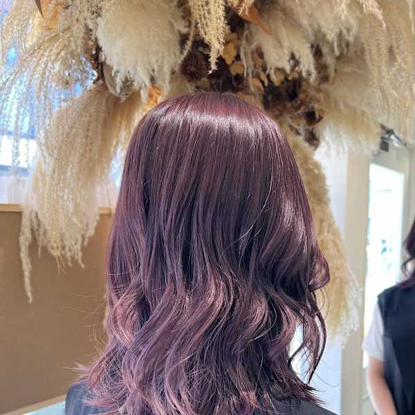 ブリーチなしダブルカラー/ラベンダーピンク