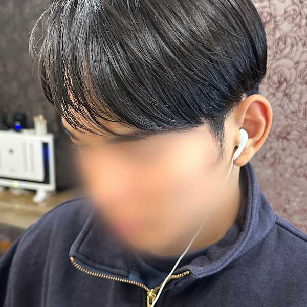 【ナチュラル仕上げで清楚感アップ!】メンズ縮毛矯正