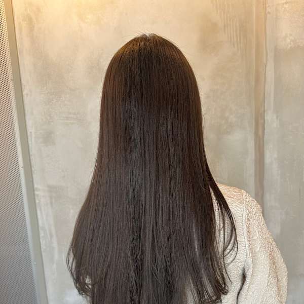 池袋 髪質改善 イルミナカラー ロング アッシュグレー♪