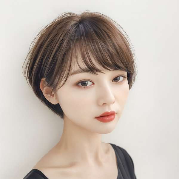 20代30代40代　上品大人可愛いマッシュショート＃3|TRAN9UIL graph