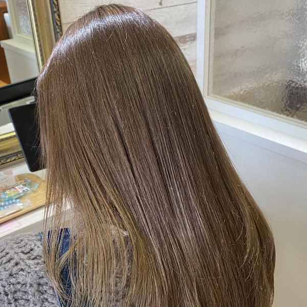 表面の白髪が光らない☆チラ見えインナーか