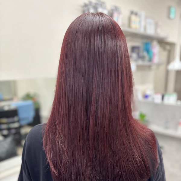 ワインレッドカラー