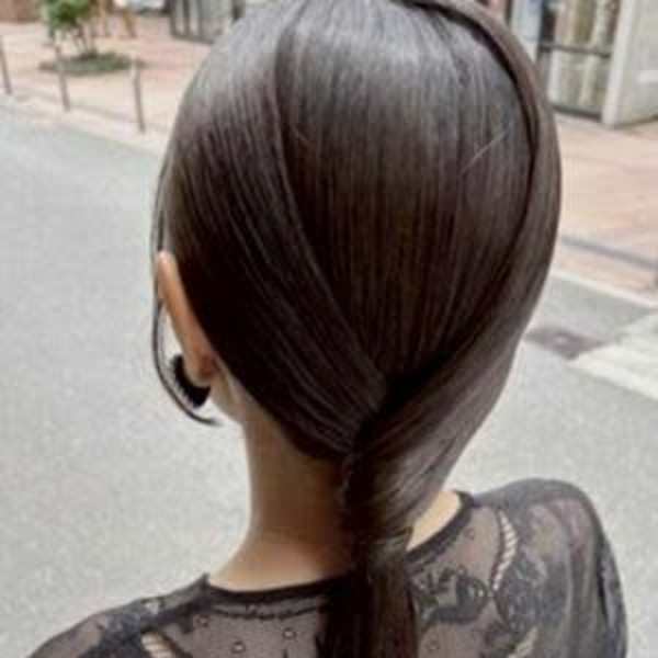 #シンプルヘアアレンジ　#ポニーテール