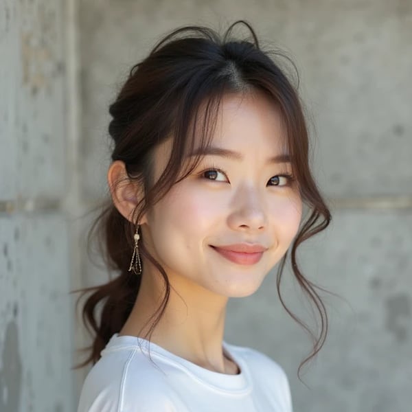 ミディアムボブ・ラフスタイル