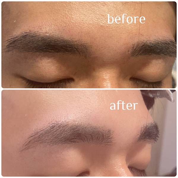 ナチュラルアーチ眉毛【高田馬場 眉毛Wax出来るヘアサロン】