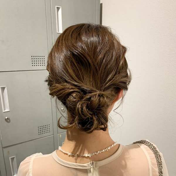 【Lolonois天満】シニヨンアレンジ