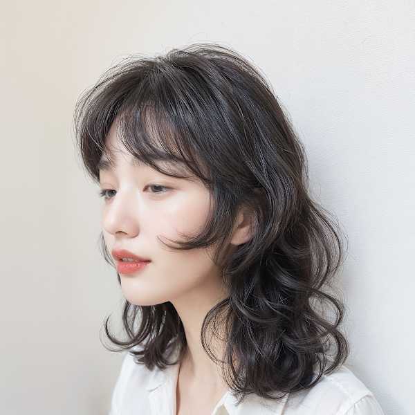 20代30代40代　黒髪モードハイレイヤー＃57