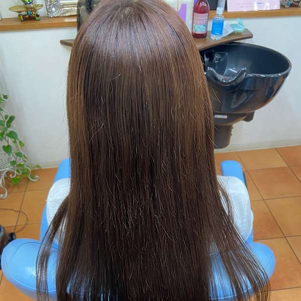カットカラー　ナチュラルショコラブラウン