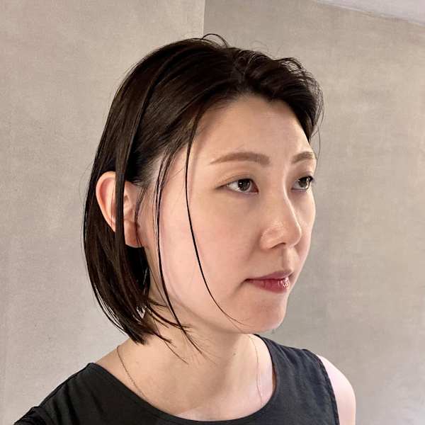 セミウェット× シースルーボブ