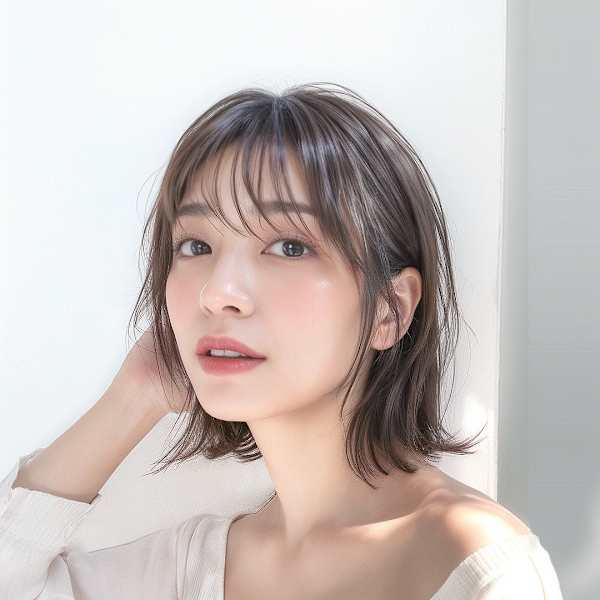 20代30代40代　ニュアンス外ハネ似合わせイメチェン＃60