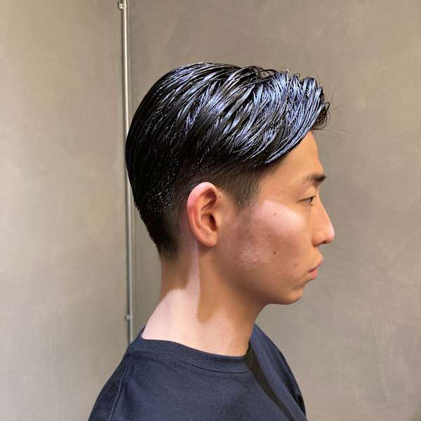 クールウェット×ツーブロック