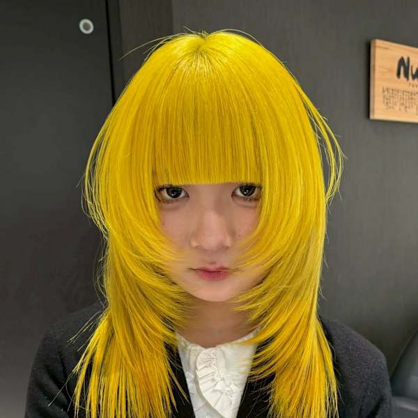 イエロー デザインカラー ハイトーン 表参道/原宿