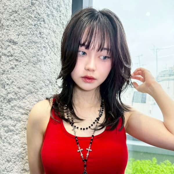 レイヤーカット デザインカラー ハイトーン 原宿/表参道