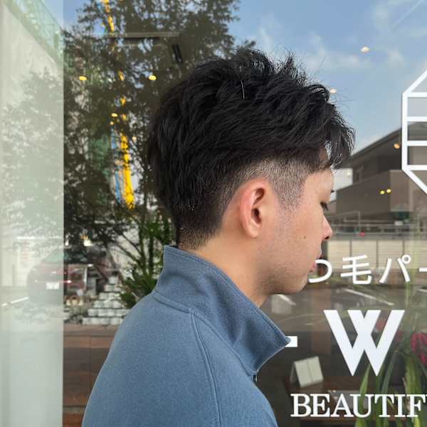 グラデーション刈り上げ