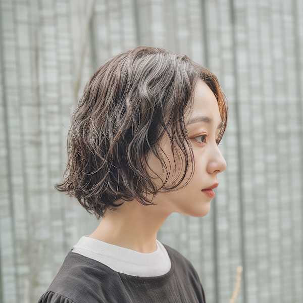20代30代40代　ツヤ感こなれモードパーマ＃56
