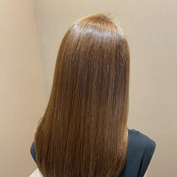 癖+パーマを艶やかな髪に