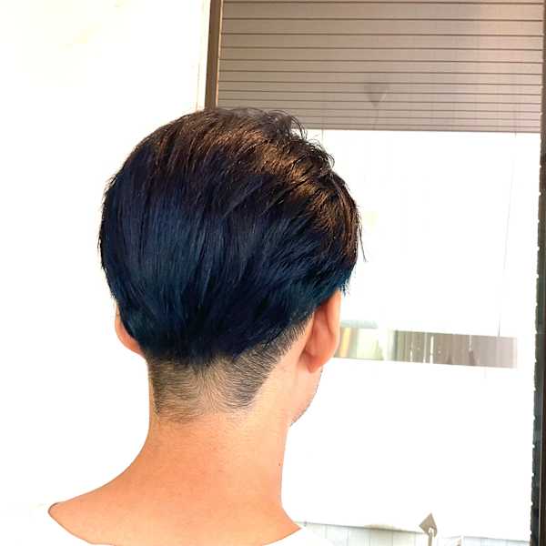 ブリーチオンカラー　ギャラクシーブルー　カラー|au 美容室