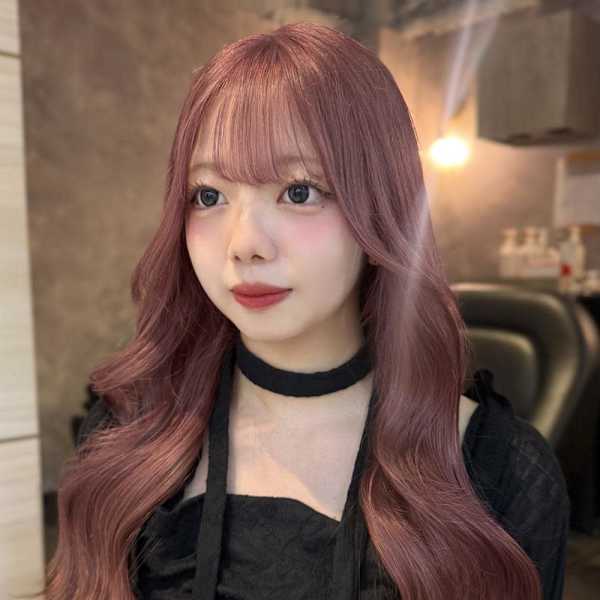 《巴結生》ピンクベージュ/ピンクラベンダー/くびれ巻き