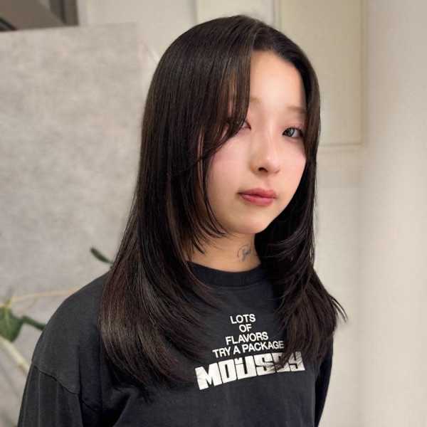 【asuna】韓国風顔周りレイヤー/髪質改善トリートメント