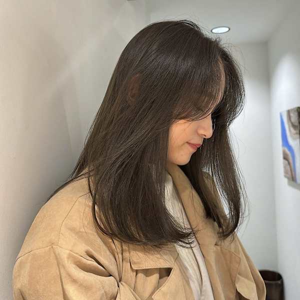 レイヤーカット/グレージュカラー/似合わせカット/透明感カラ|LOuNICA銀座