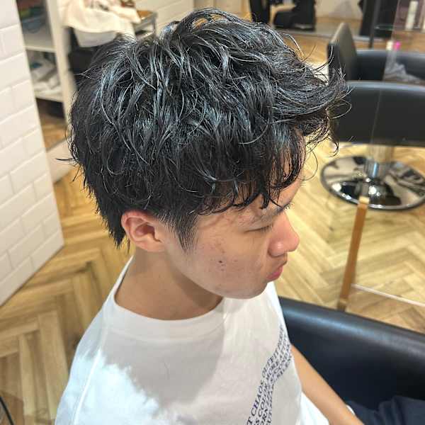 男性カット&ピンパーマ|SEAGULLIII