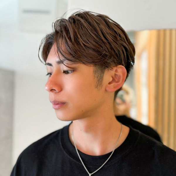 [takumi]フェザーパーマ/メンズマッシュ/