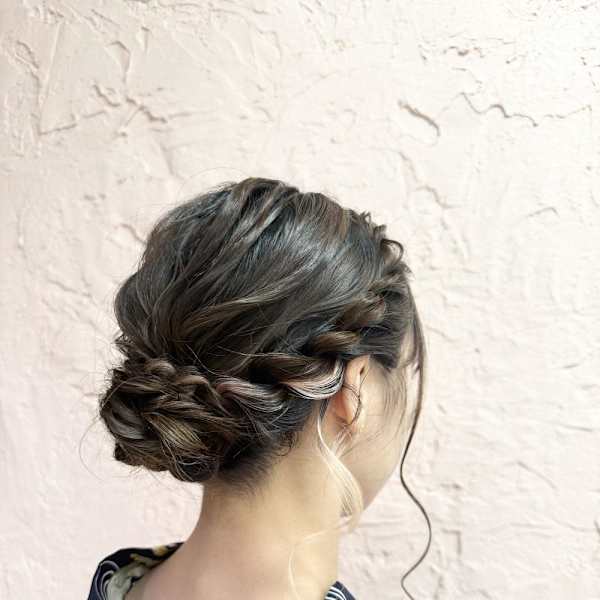 シニヨン/浴衣アレンジ