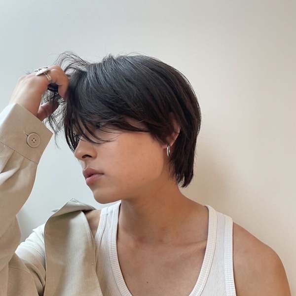 ◆メンズ/黒髪/束感/モテる/ツーブロック/メンズパーマ|全席個室【髪質改善×ヘアケア特化型サロン】newi京都四条烏丸