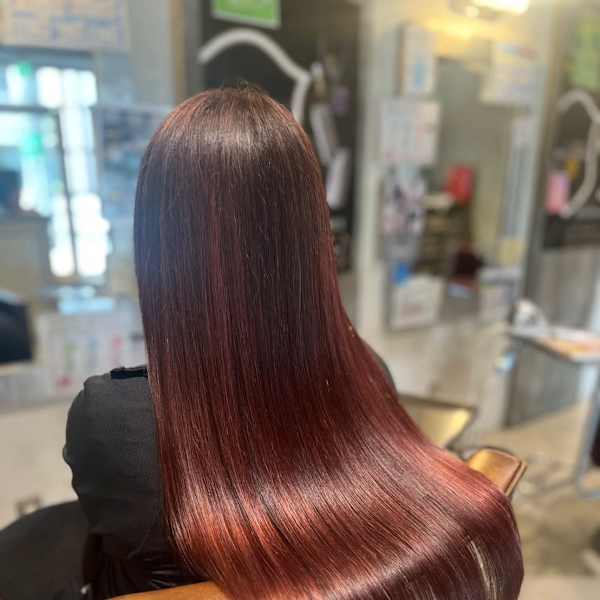 ストレート/縮毛矯正/サラサラ/ヘアケア/髪質改善メニュー