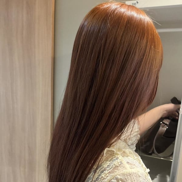 髪質改善オレンジベージュ