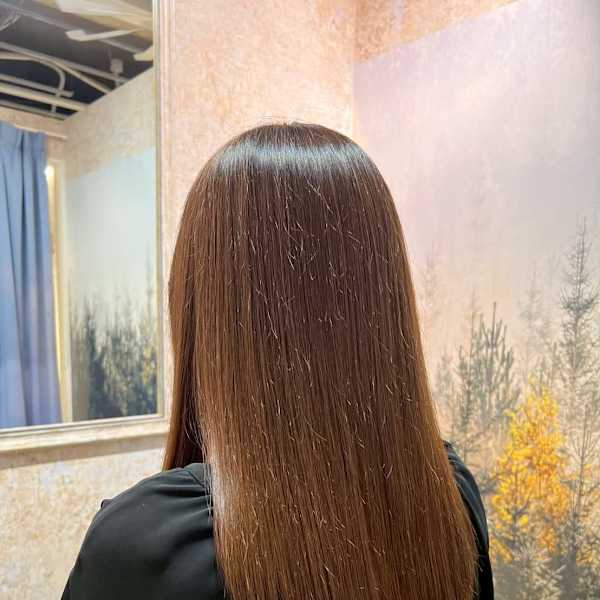 切りっぱなしスタイル