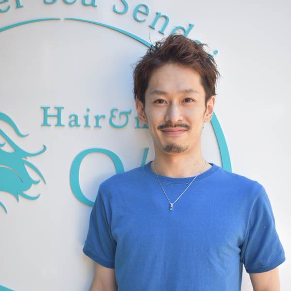 hair make O/S【ヘアーメイクオズ】のスタッフ紹介。芳賀直樹