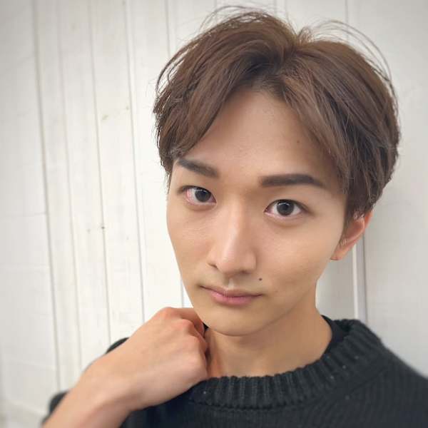 韓国マッシュパーマカルマパーマライトブラウン似合わせカット|newi 広島