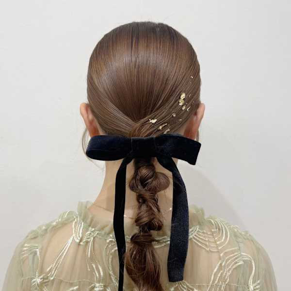 お呼ばれヘア〜編みおろしヘア〜