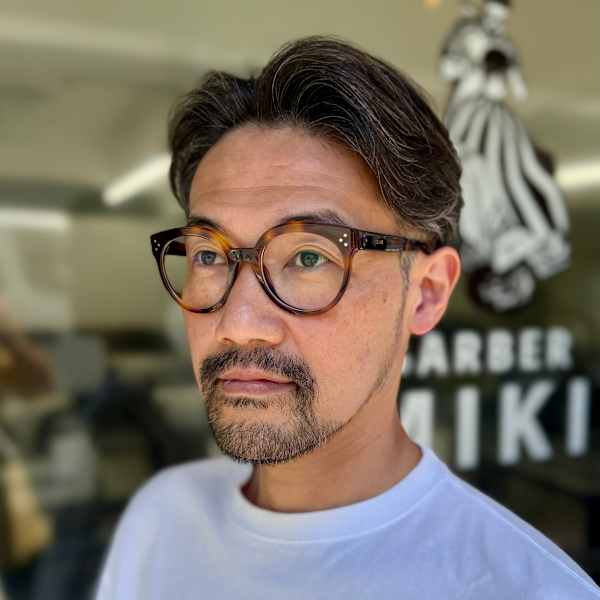 大人ツーブロック