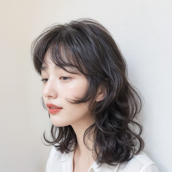 20代30代40代 黒髪モードハイレイヤー#57