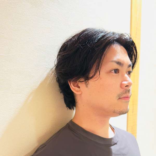 メンズ×ナチュラル×パーマ