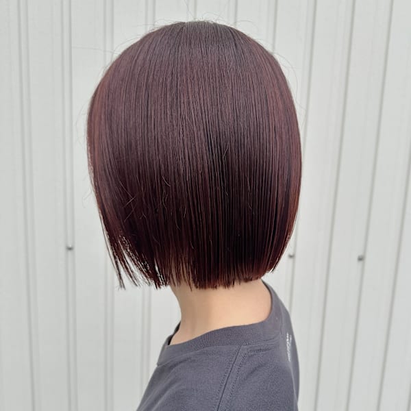 ももか】艶髪アーバンカラー/切りっぱなしボブ|B-WORLD