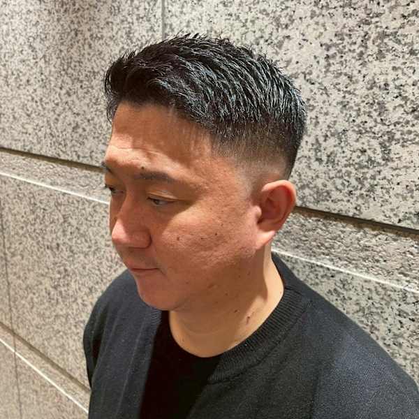 銀座　理容室　イケオジフェード