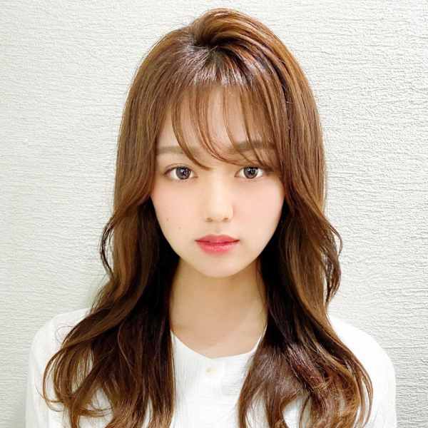 30代40代に人気！後れ毛かわいいくびれヘアシャギーレイヤー