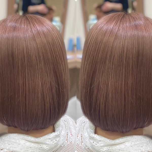 まとまり重視のボブスタイル|Ash 津田沼店