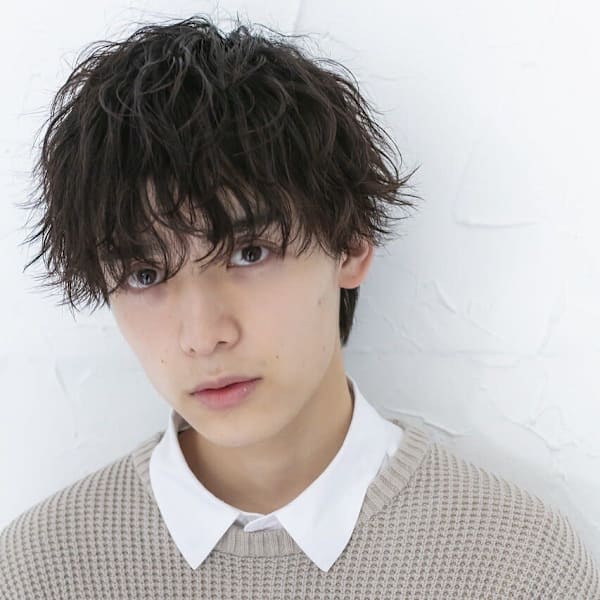 王道マッシュ/ブリーチダブルカラー