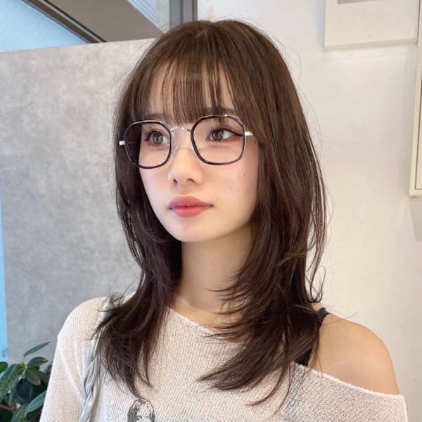 『rizu』レイヤー/シャギーカット/顔周りレイヤー/顔周り