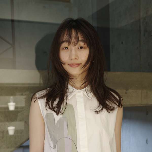 【田中結】セミロング ナチュラルストレートパーマ