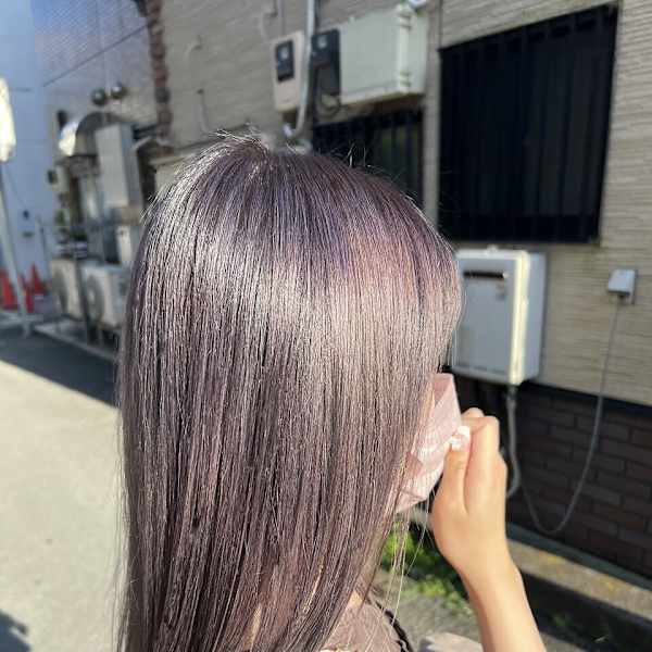 透明感ピンクラベンダーカラー