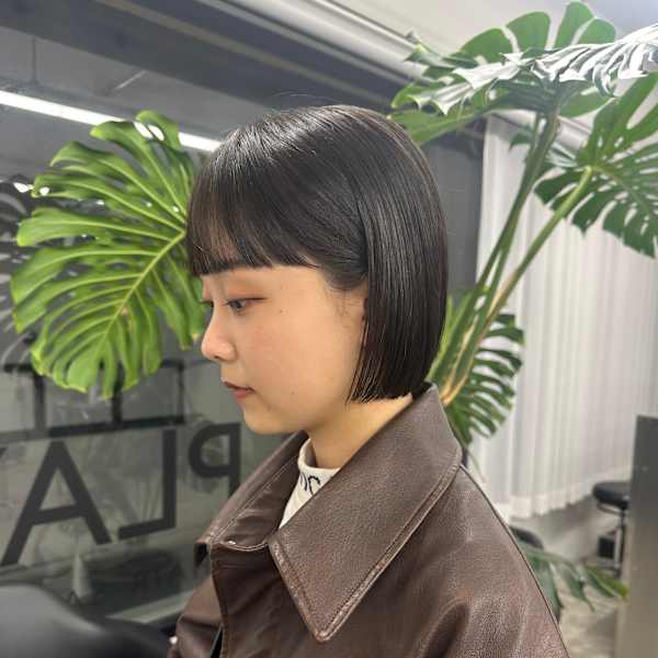 ワイドバンク×ぱつっとボブ|PLAY