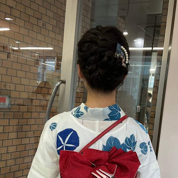 浴衣着付ヘアアレンジ